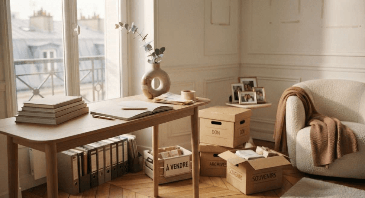 Comment faire le tri dans les affaires d'un proche quand on se sent submergé(e) ?